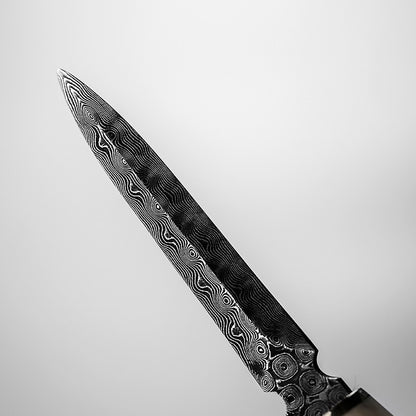 Poplar Wood Tea Knife With Leather Case