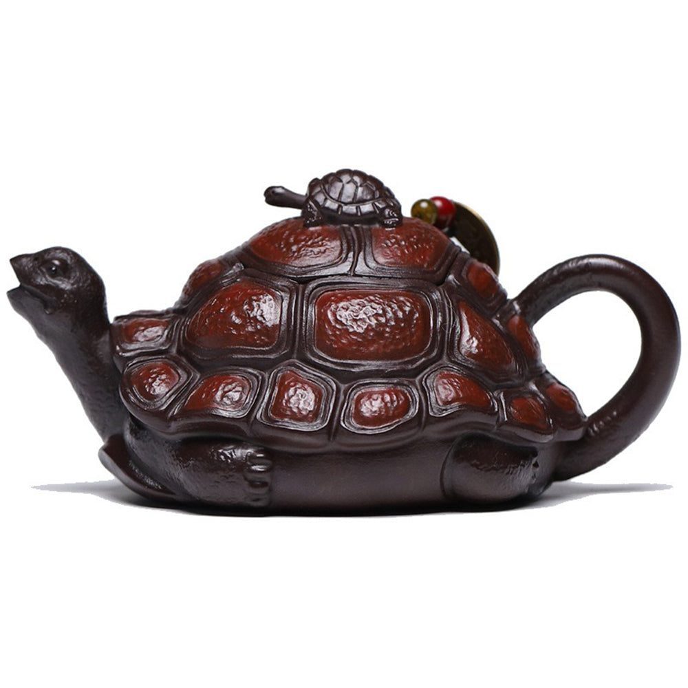 Yixing Purple Clay Turtle Teapot