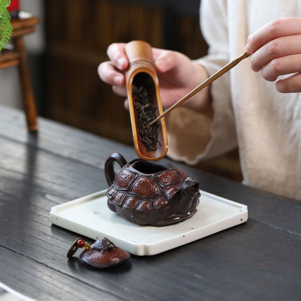 Yixing Purple Clay Turtle Teapot