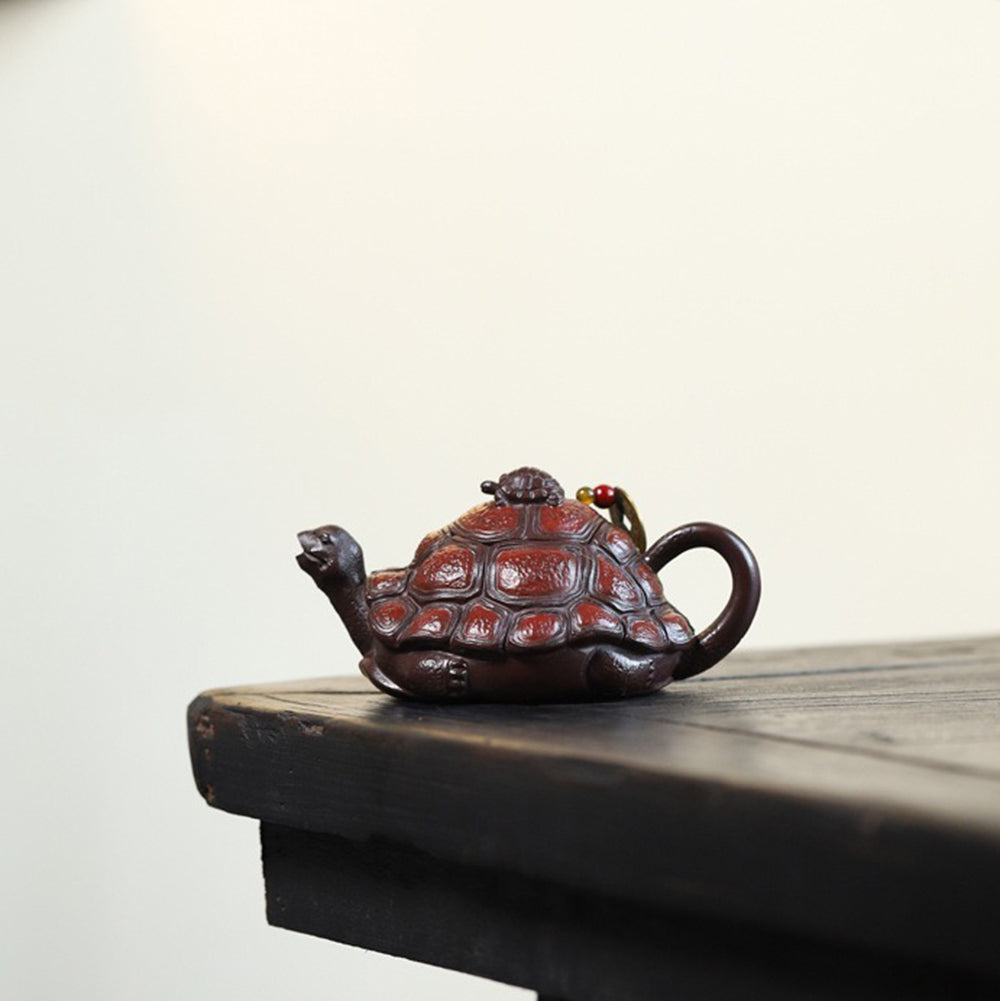 Yixing Purple Clay Turtle Teapot