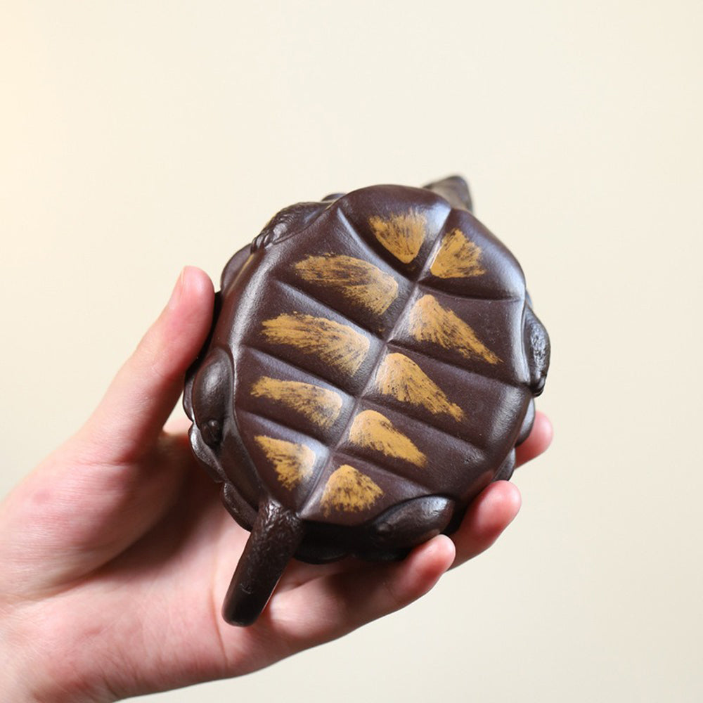 Yixing Purple Clay Turtle Teapot
