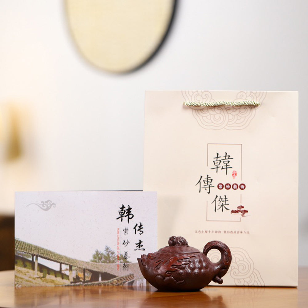 Yixing Purple Clay Toad Teapot