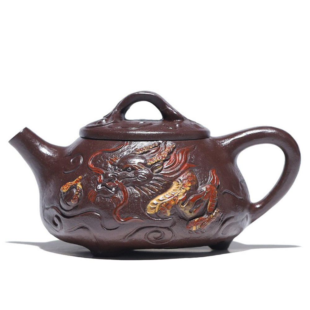 Yixing Purple Clay Dragon Shipiao Teapot – Umi Tea Sets
