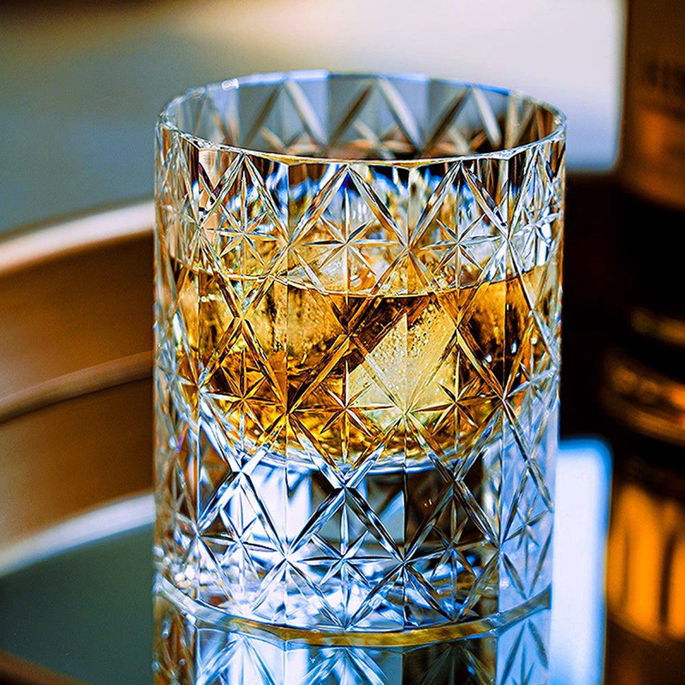 Edo Kiriko Handcrafted Celestial Whisky Glass Tea Cup – Umi Tea Sets