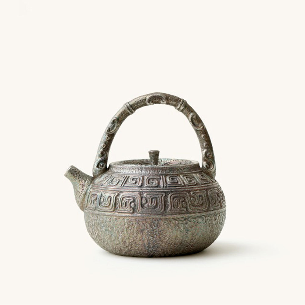 Chinese Antique Silver-Plated Ceramic Teapot – Umi Tea Sets