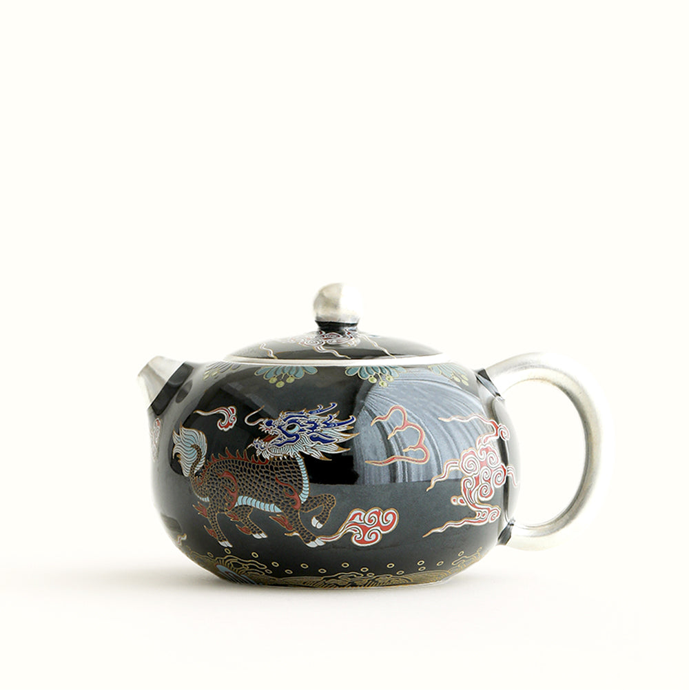 Silver-Plated Black Kirin Xi Shi Teapot – Umi Tea Sets