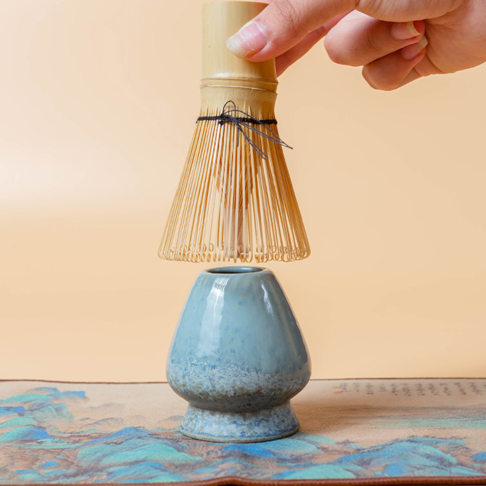 Japanese Blue Matcha Green Tea Set