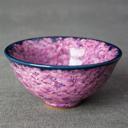 Authentic Handmade Jianzhan Purple Gongfu Tea Cup With Sterling Silver