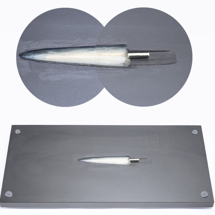 Black Stone Gongfu Tea Tray With Cobblestone