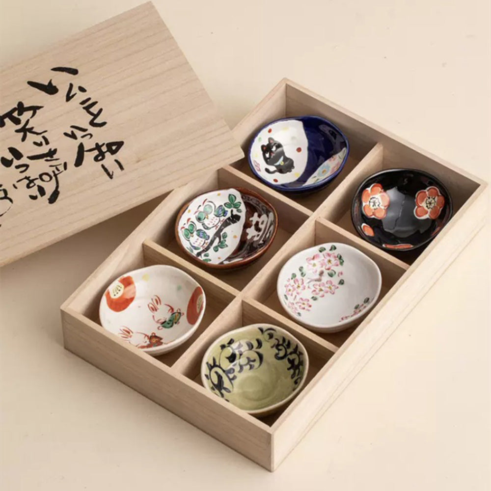 Japanese Mino-yaki Yudachi Kiln Mini Bowl Set of Six – Umi Tea Sets