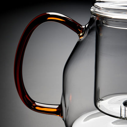 Water Steam Large Glass Teapot