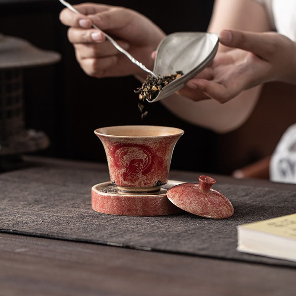 Dunhuang Scripture Dragon Girl Gaiwan