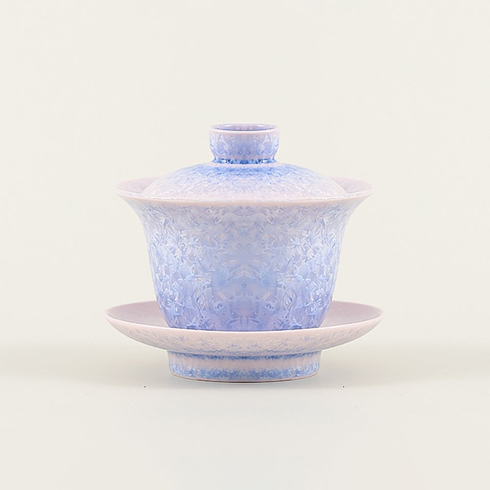 Purple Ice Crystal Ruyao Porcelain Gaiwan