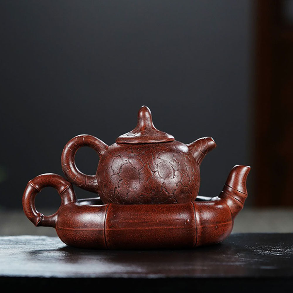 Yixing Red Clay Double Teapot