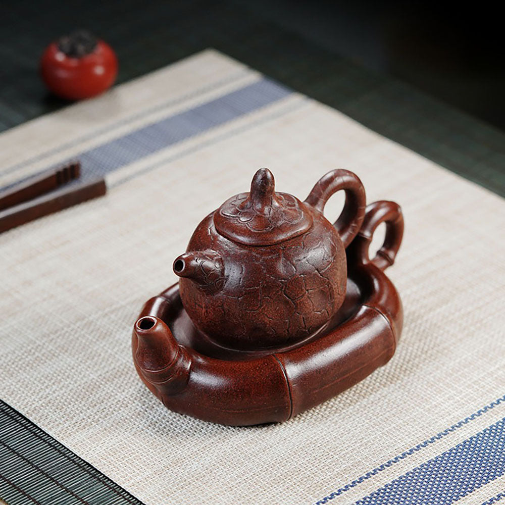 Yixing Red Clay Double Teapot
