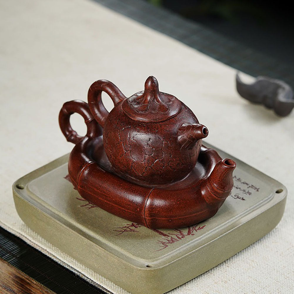 Yixing Red Clay Double Teapot