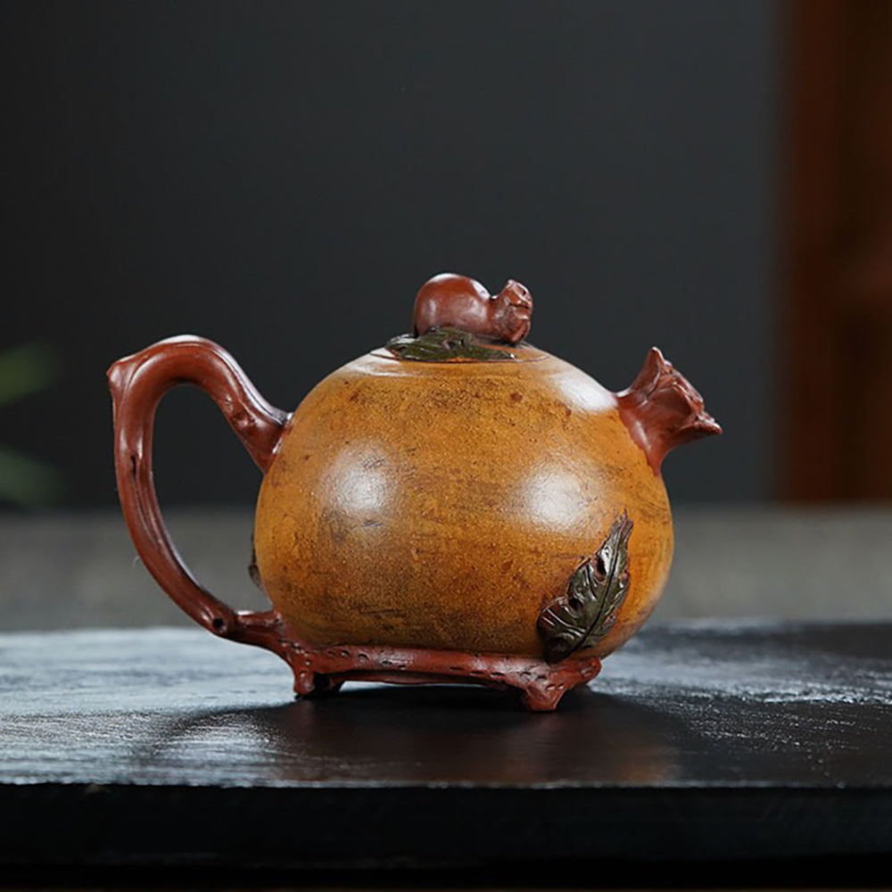 Yixing Red Clay Pomegranate Teapot