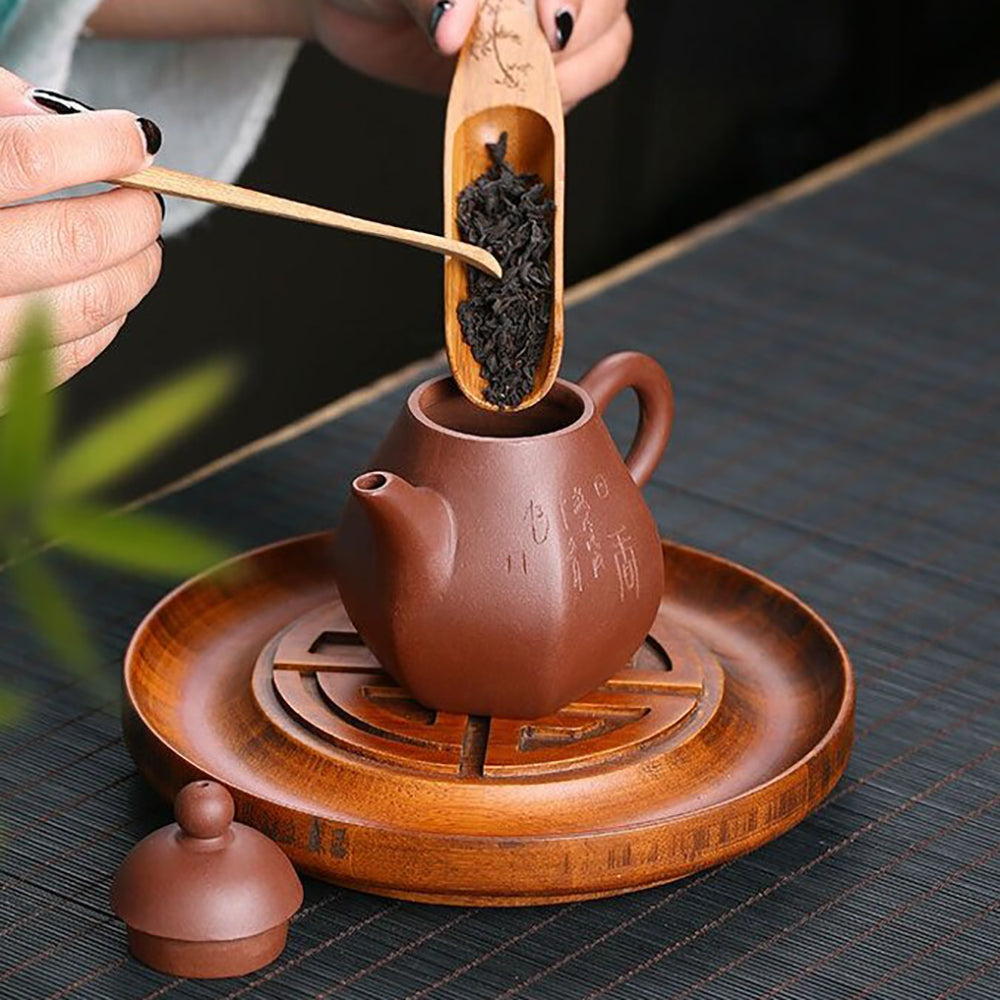 Yixing Purple Clay Dragon Egg Teapot