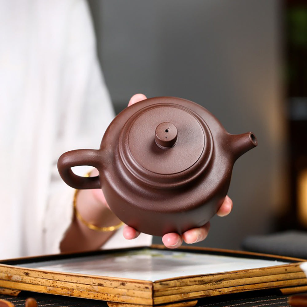 Yixing Purple Clay Fu Dezhong Teapot