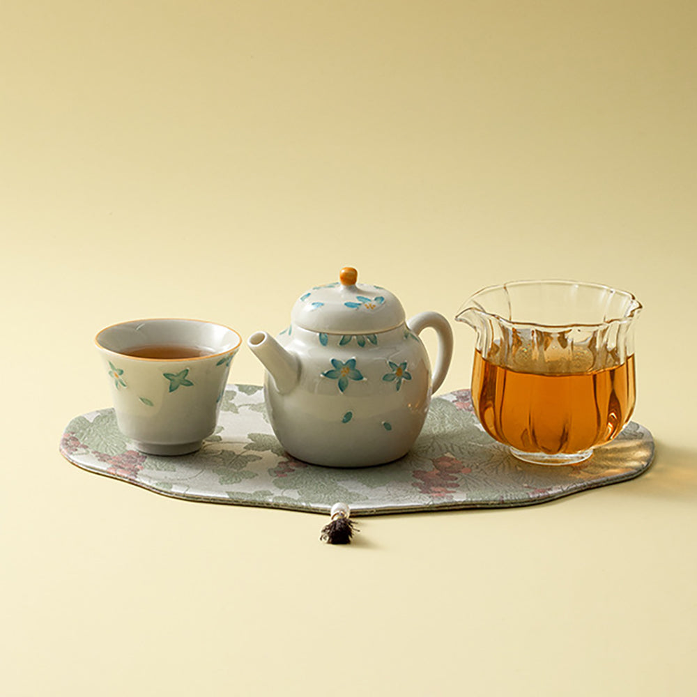 Freesia Ceramic Travel Tea Set