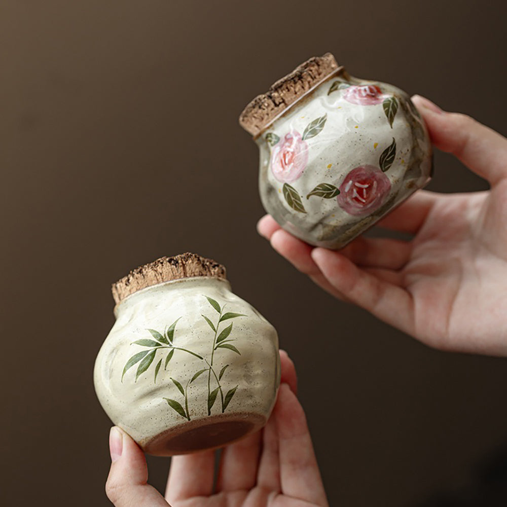 Handmade Pottery Tea Caddy