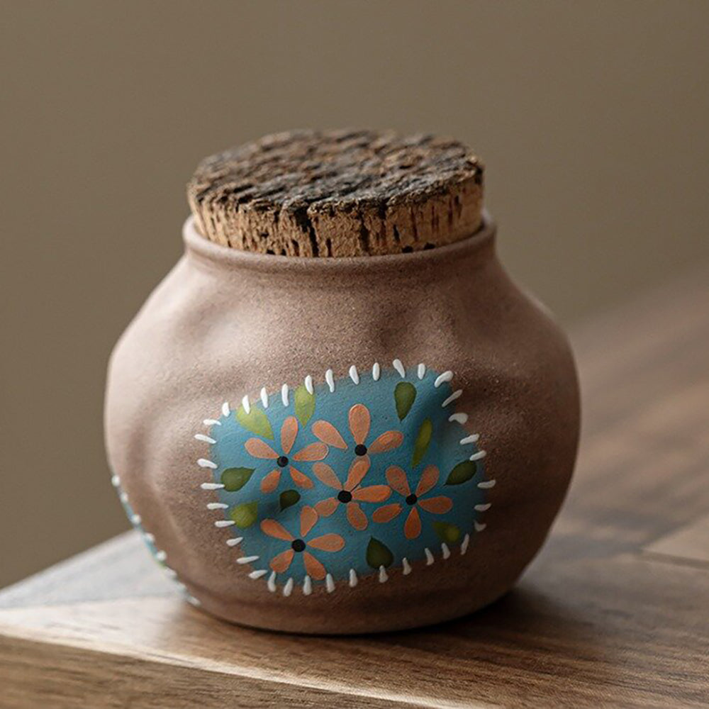 Handmade Pottery Tea Caddy