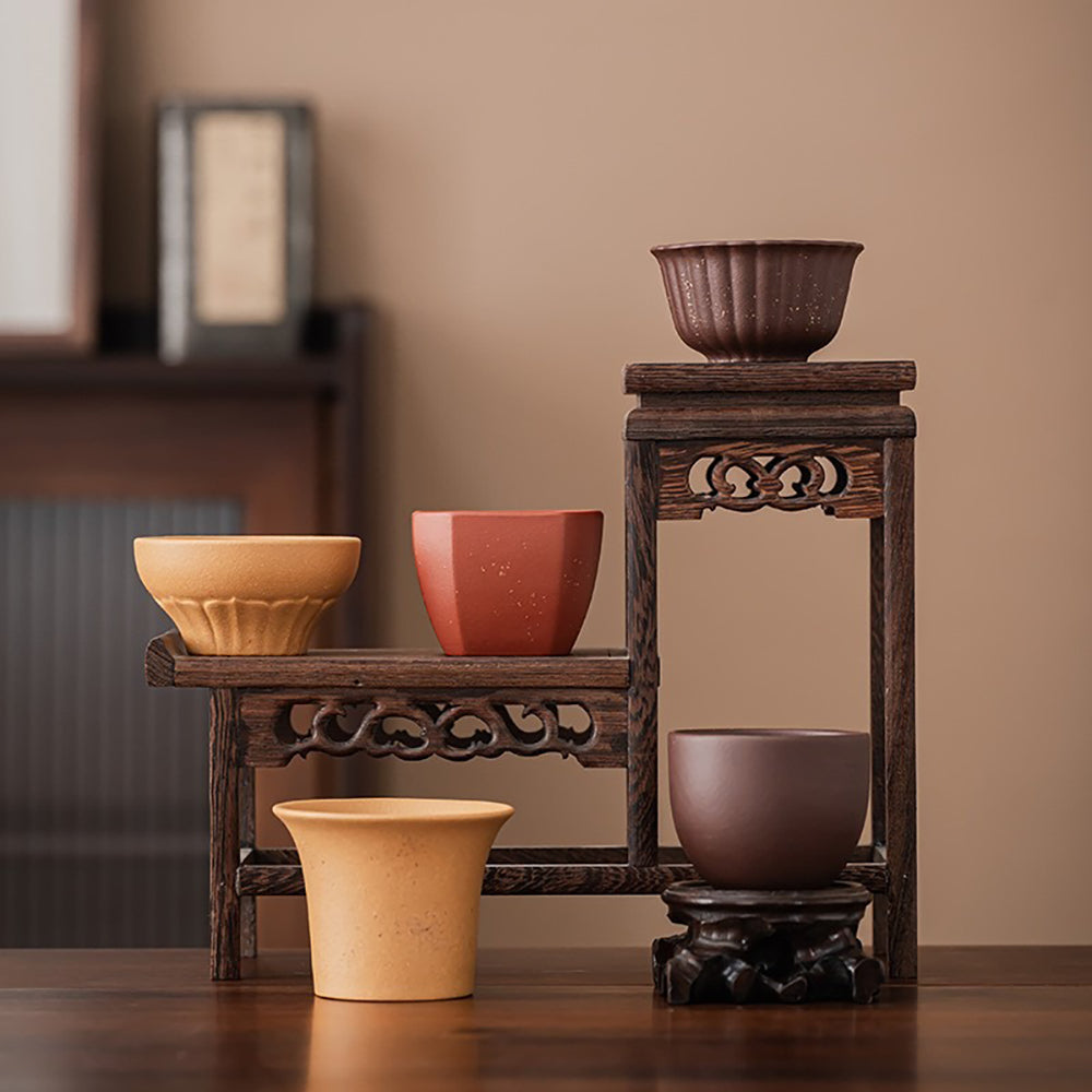 Purple Clay Five Elements Tea Cup Set