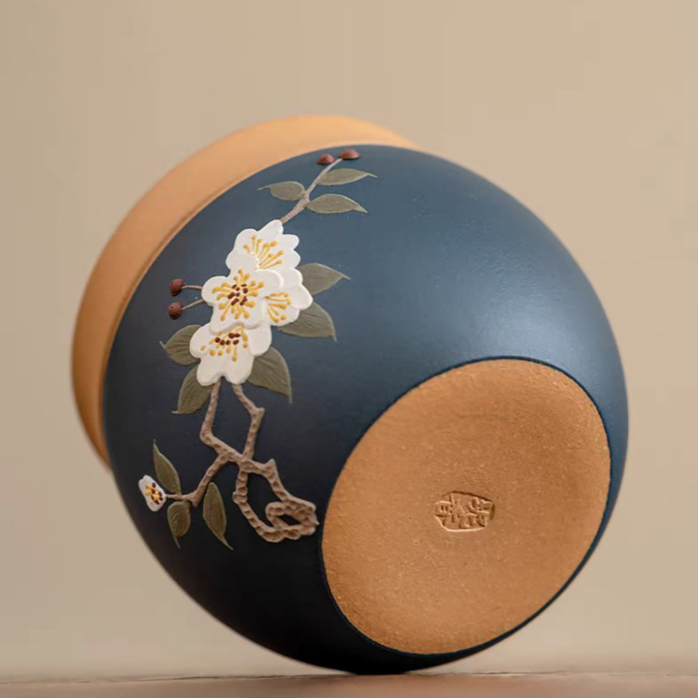 Purple Clay Plum Blossom Gongfu Tea Cup