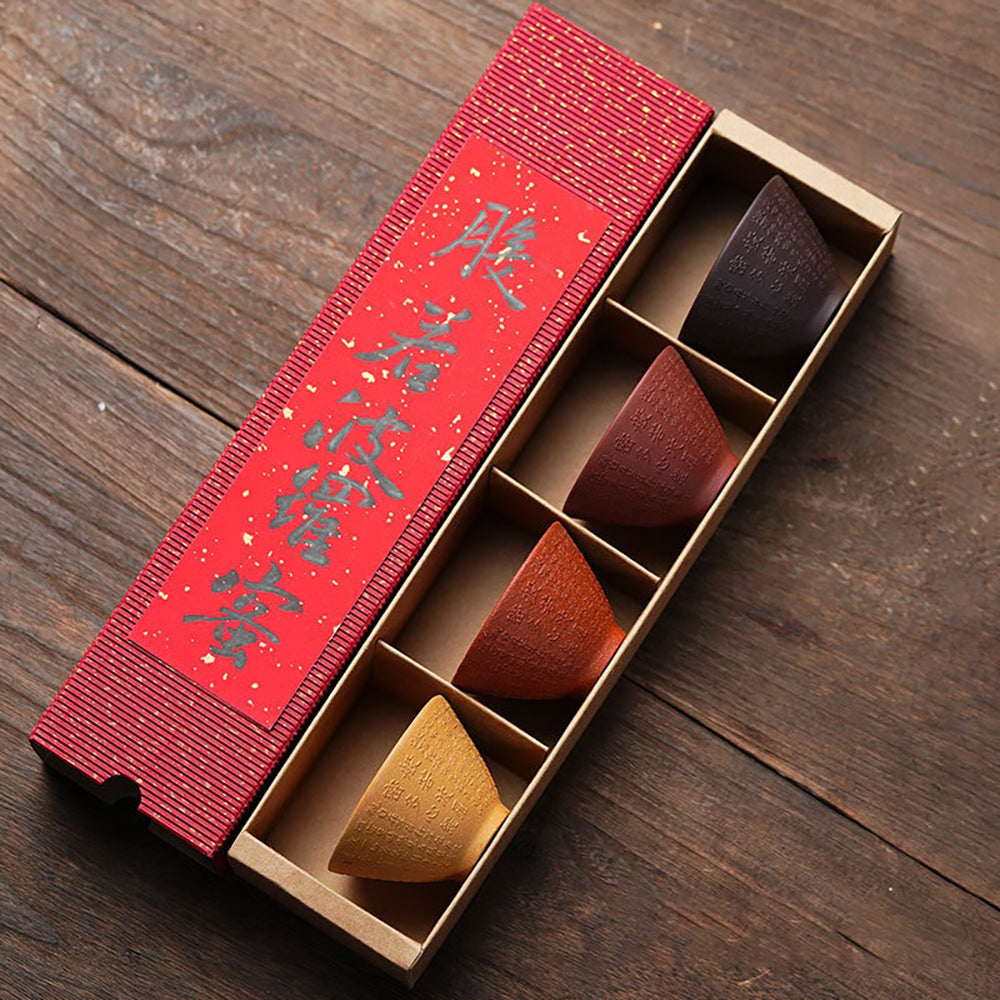 Purple Clay Heart Sutra Gongfu Tea Cup Set – Umi Tea Sets