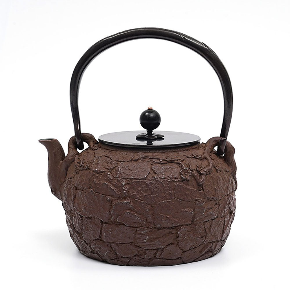 Japanese Stone Texture Cast Iron Teapot – Umi Tea Sets