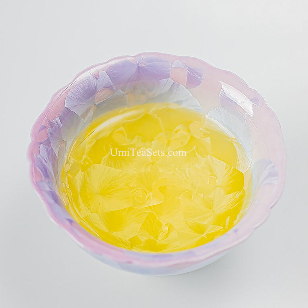 Purple Ruyao Porcelain Travel Tea Set