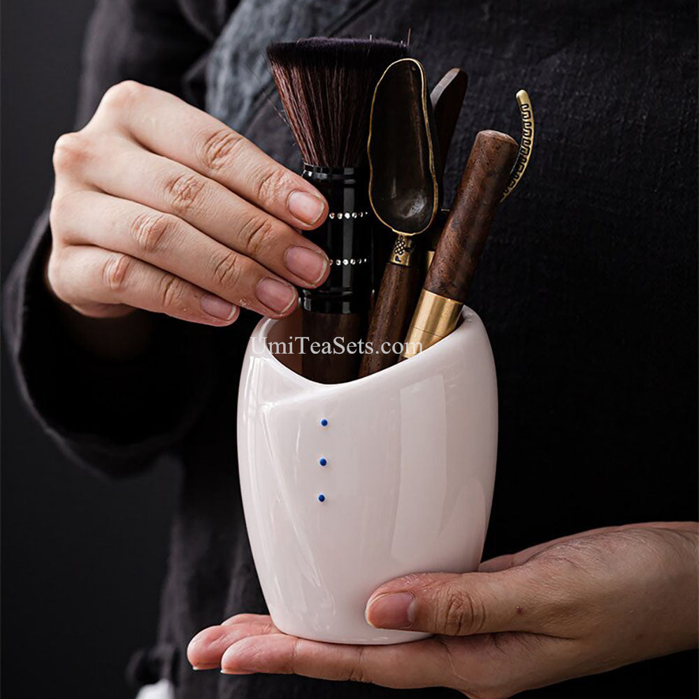 Pink Jade Porcelain Jasmine Tea Set