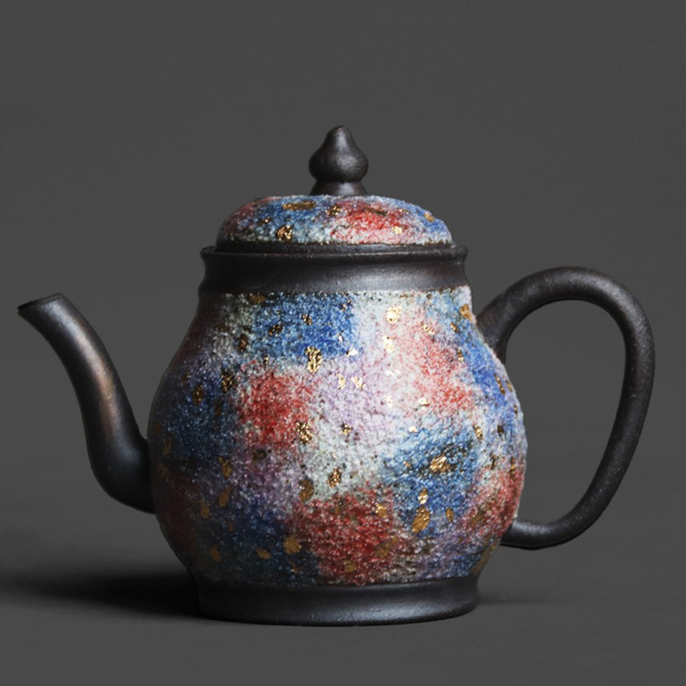 Chinese Colorful Sandstone Junde Teapot