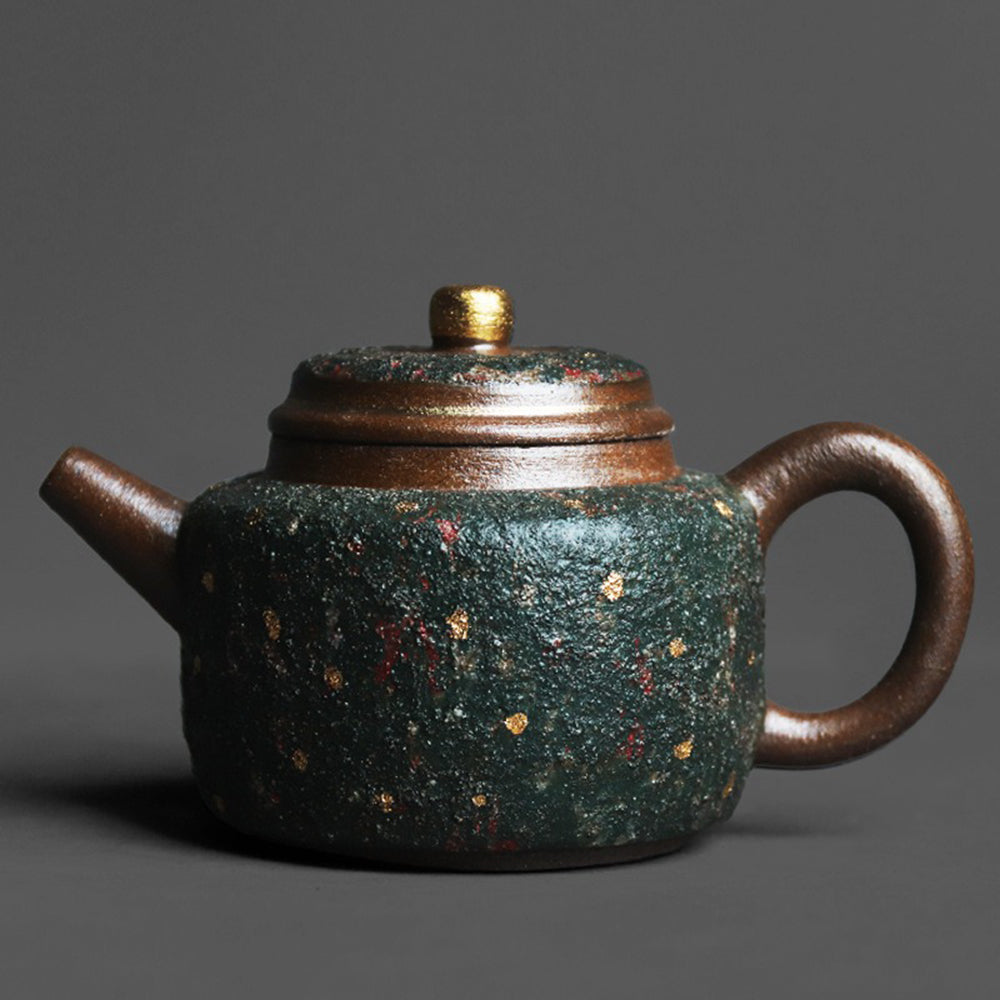 Chinese Green Sandstone Dezhong Teapot