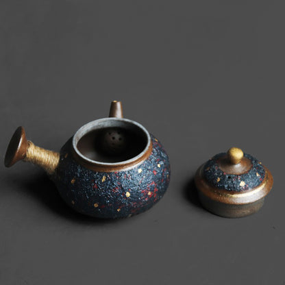 Japanese Kyusu Sand Clay Pottery Teapot