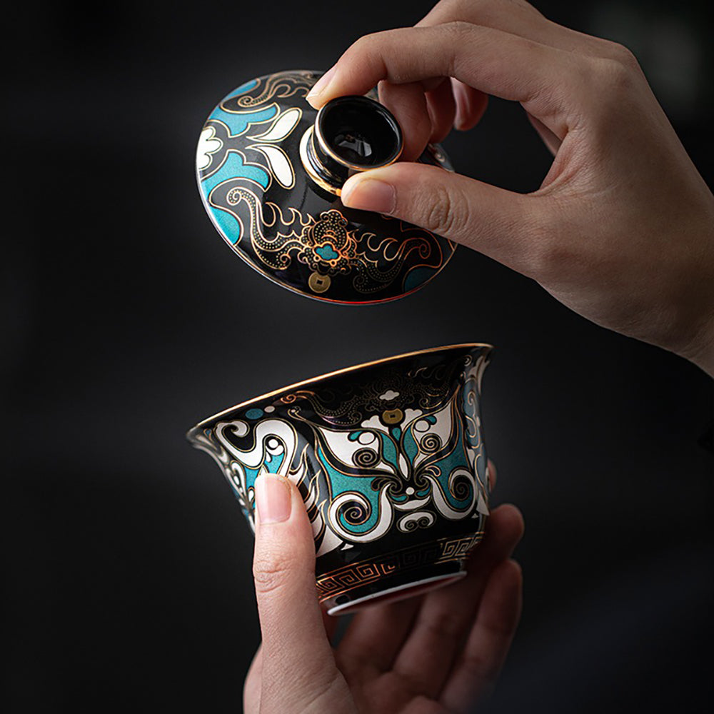 Peking Opera Mask Porcelain Gaiwan