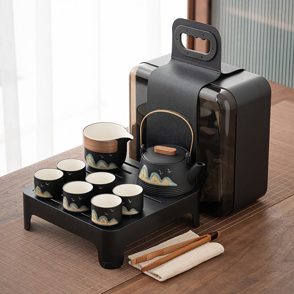 Multi-functional Japanese-style Portable Tea Set