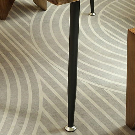 Mediterranean Minimalist Raw Wood Tea Table Set