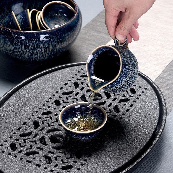 Tenmoku Tianmu Jian Zhan Chinese Tea Set