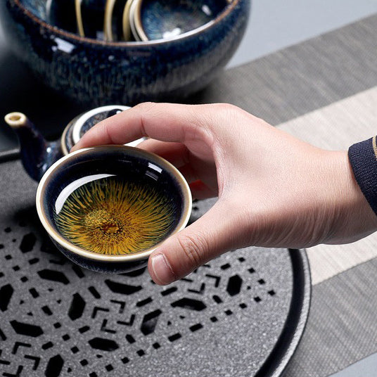 Tenmoku Tianmu Jian Zhan Chinese Tea Set