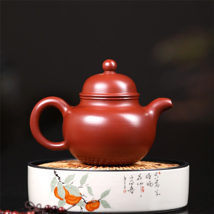 Purple Clay Big Belly Teapot