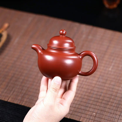 Purple Clay Big Belly Teapot