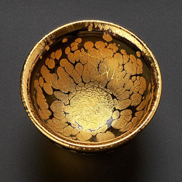 Golden & Silver Jian Zhan Gongfu Tea Cup