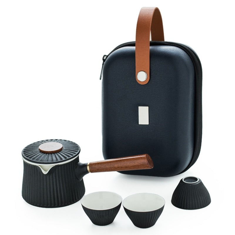 Japanese Small Tea Set With Travel Bag