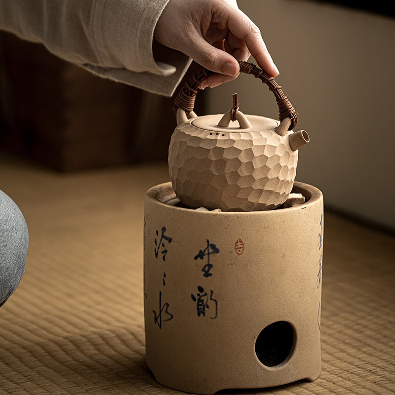 Japanese Heatable Yellow Clay Teapot