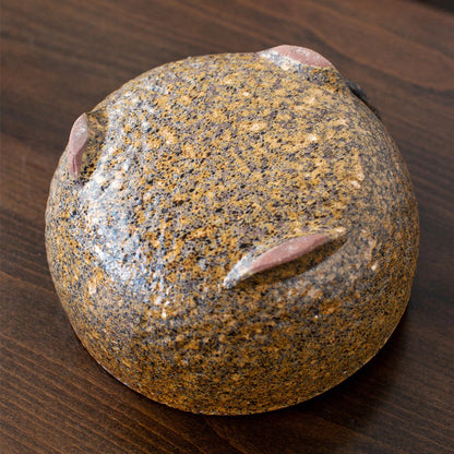 Handmade Coarse Pottery Lotus Tea Washer