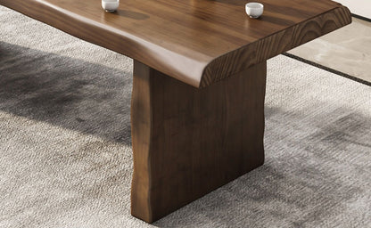 Chinese Gongfu Tea Table With Leather Chairs