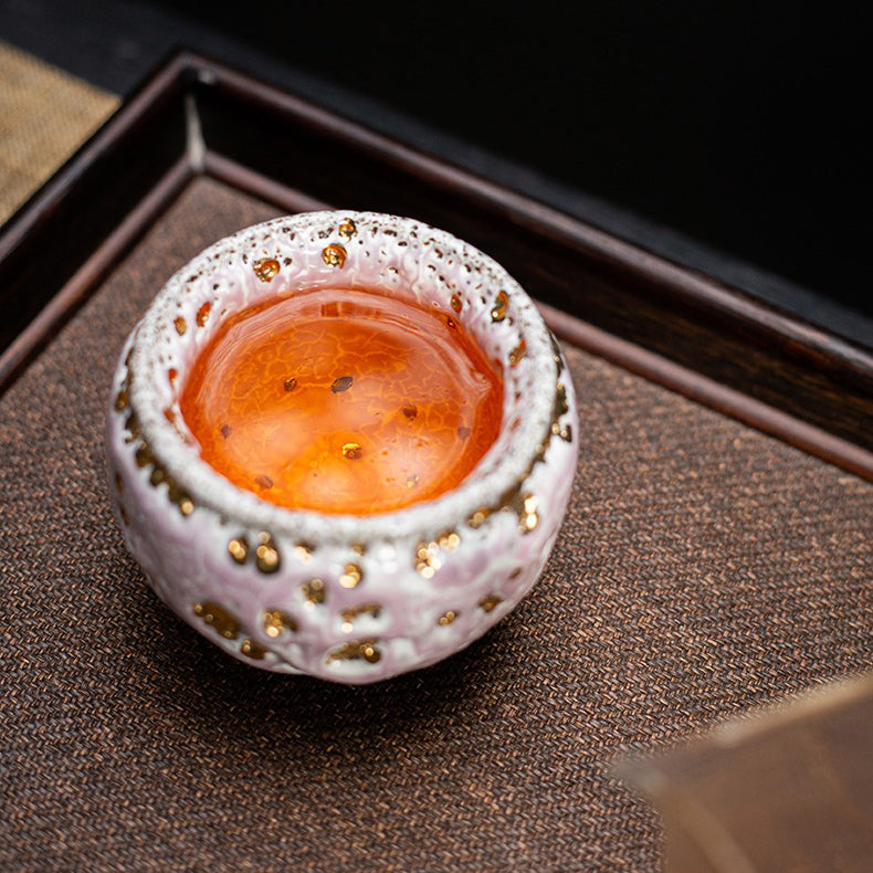 Pink Glazed Shinoyak Gongfu Tea Cup