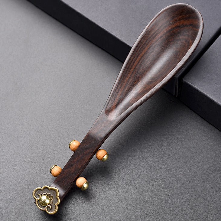 Ebony Wood Pipa Cha He Tea Holder