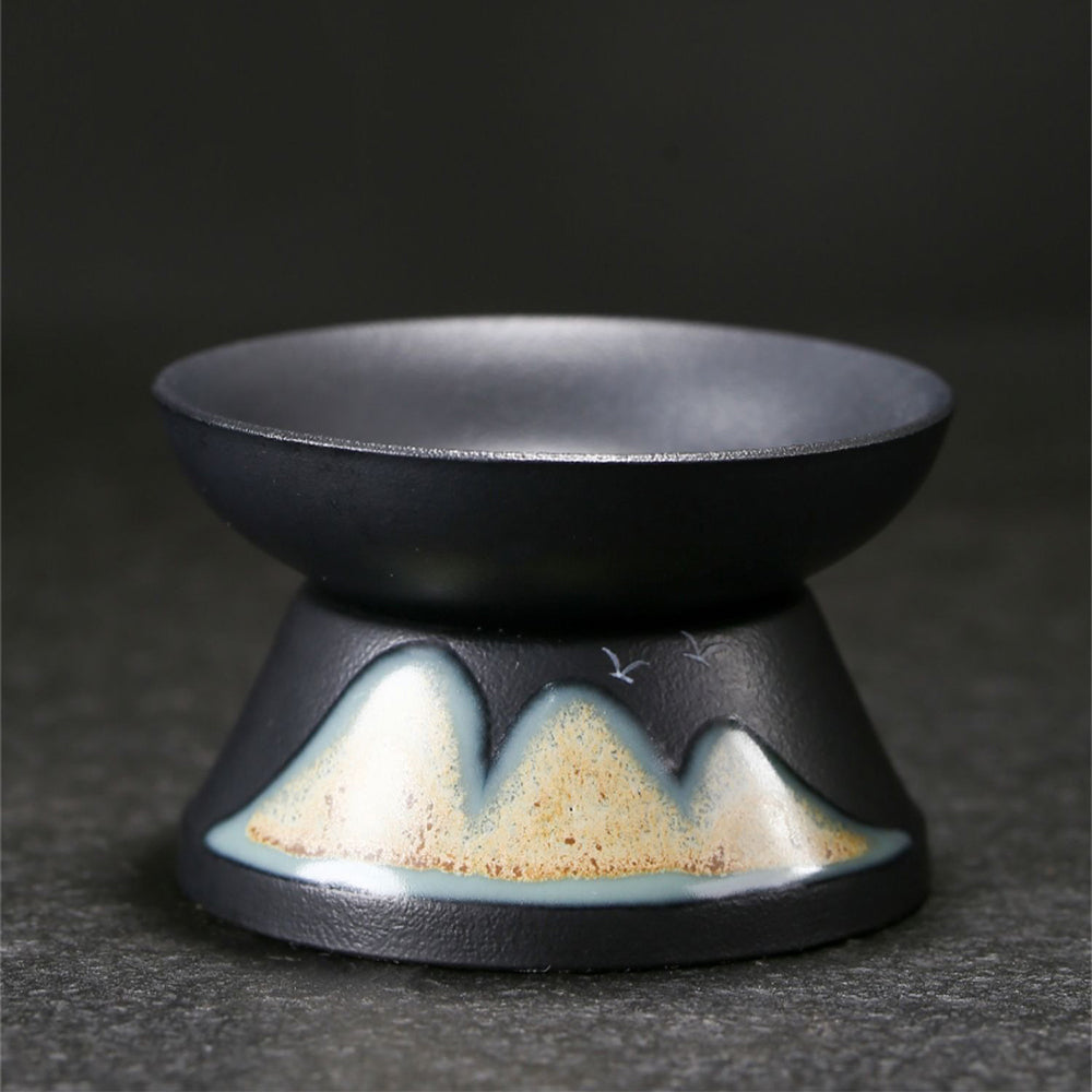 Mountains And Birds Ceramic Tea Set